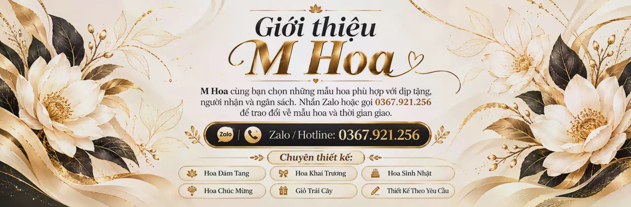 Ảnh bìa Shop hoa tươi Xã Dầu Tiếng Hồ Chí Minh - Để lời nhắn thêm dịu dàng